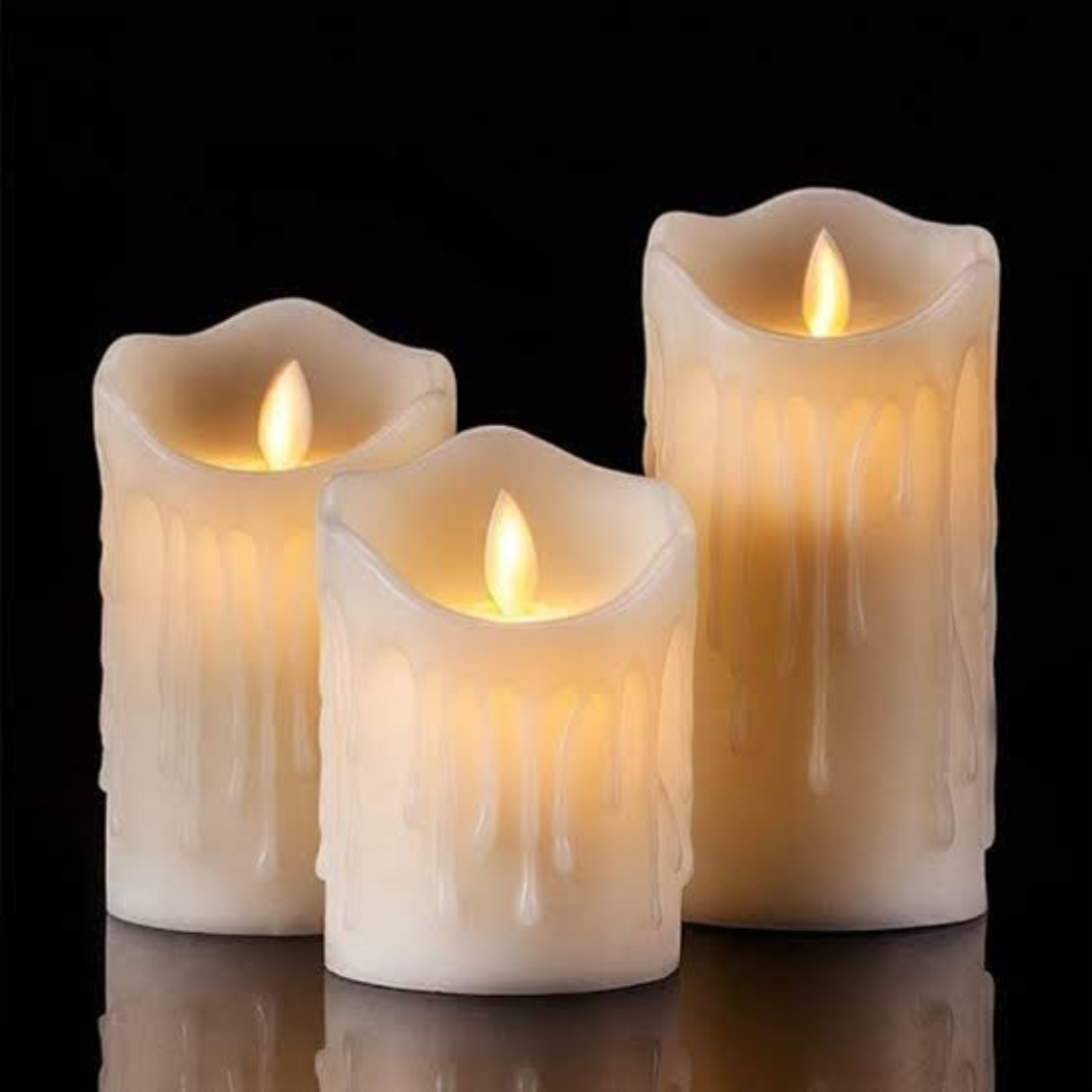 3Pcs LED Candle Set - Image 3