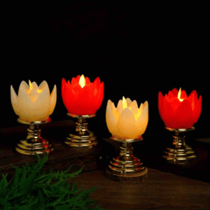 Lotus LED Candle