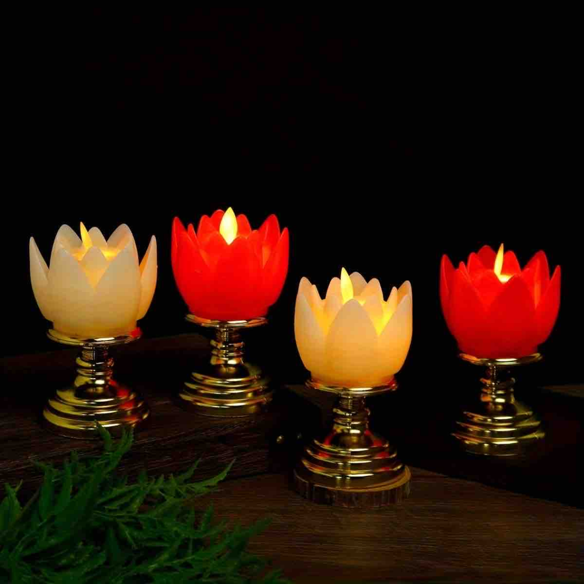 Lotus LED Candle - Image 2