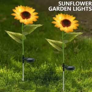 Solar Rechargable LED Sunflower