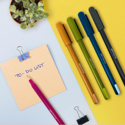 Pentonic 0.7 mm Ball Point Pen Tumbler Pack | Vibrant Multicolor Body | Blue Ink | Set of 100 - Image 4