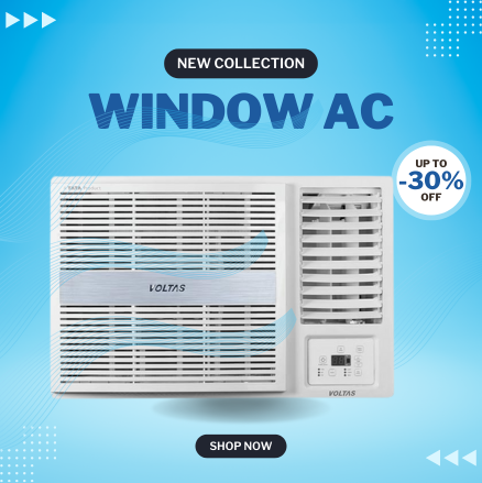 Voltas 1 Ton 3 Star, Fixed Speed Window AC