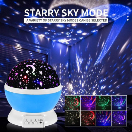 Star Master 360° Rotating Moon light