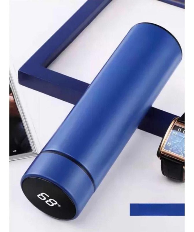Blue Temperature Flask Bottle