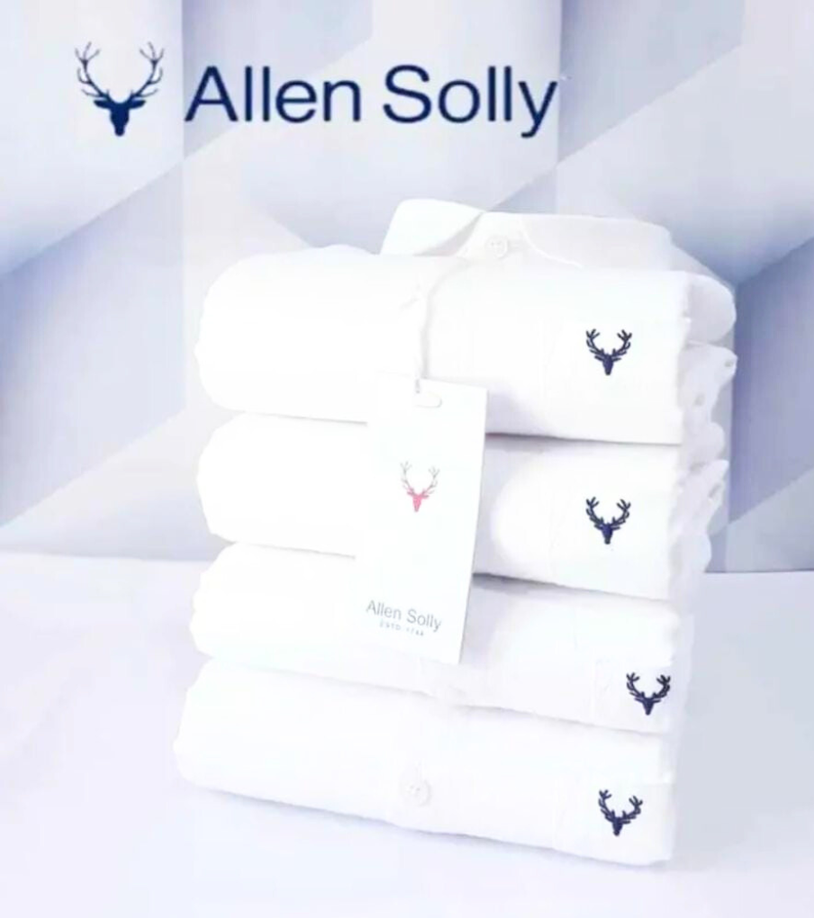 Allen Solly Mens Shirts (Black, Volite, White) - Image 3