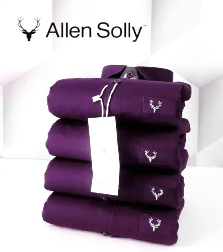 Allen Solly Mens Shirts (Black, Volite, White) - Image 2